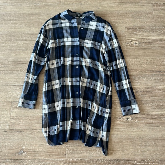 Theory Plaid Tunic - Picture 1 of 2
